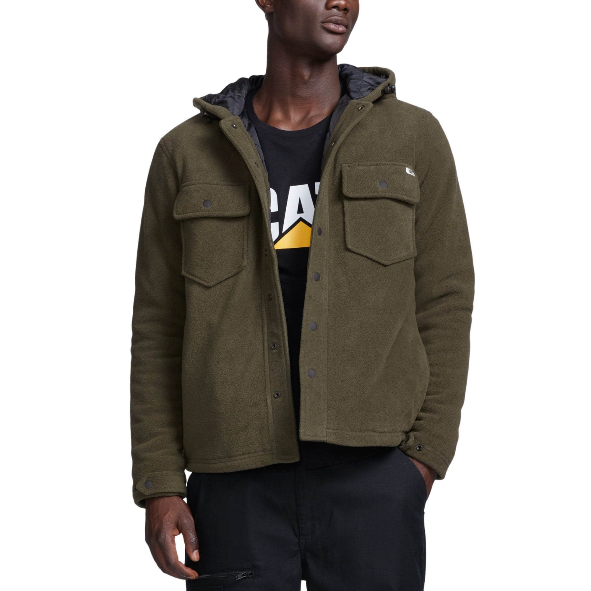 Caterpillar Men's Active Hooded Work Jacket – Size XL