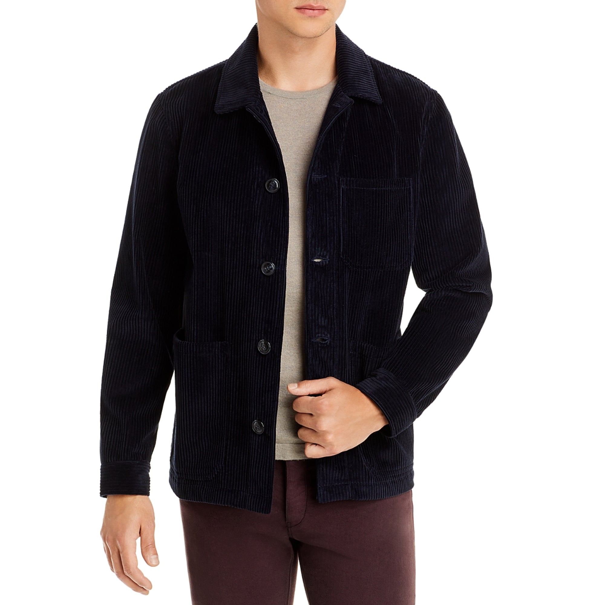 Corduroy Chore Jacket – Blue, Medium