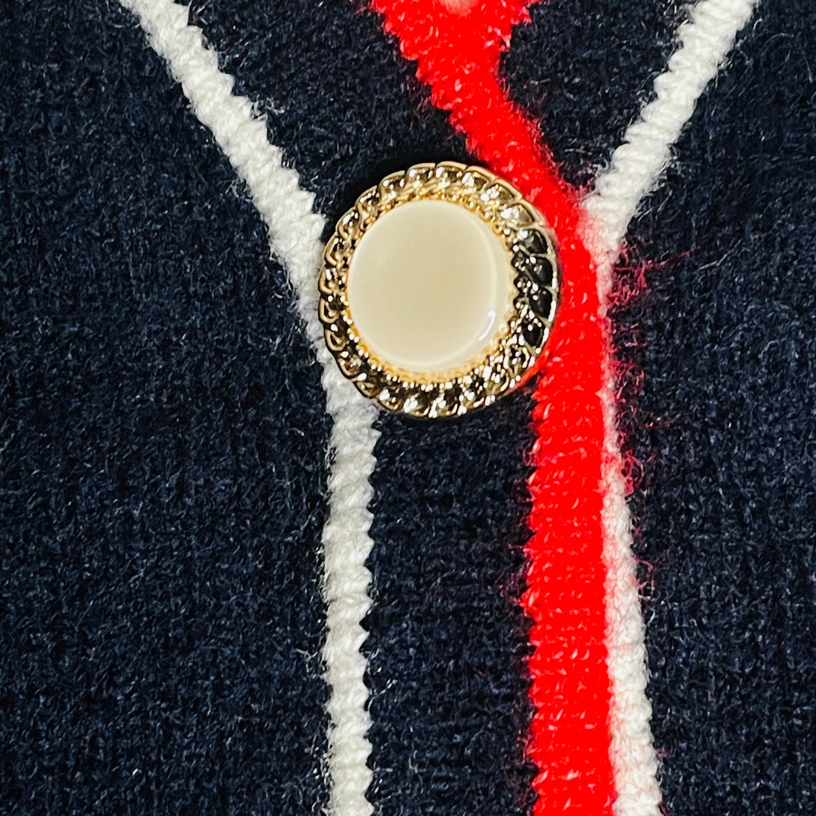 Vigoss Women's Long Retro Cardigan with Pockets & Trendy Buttons – Blue, Small