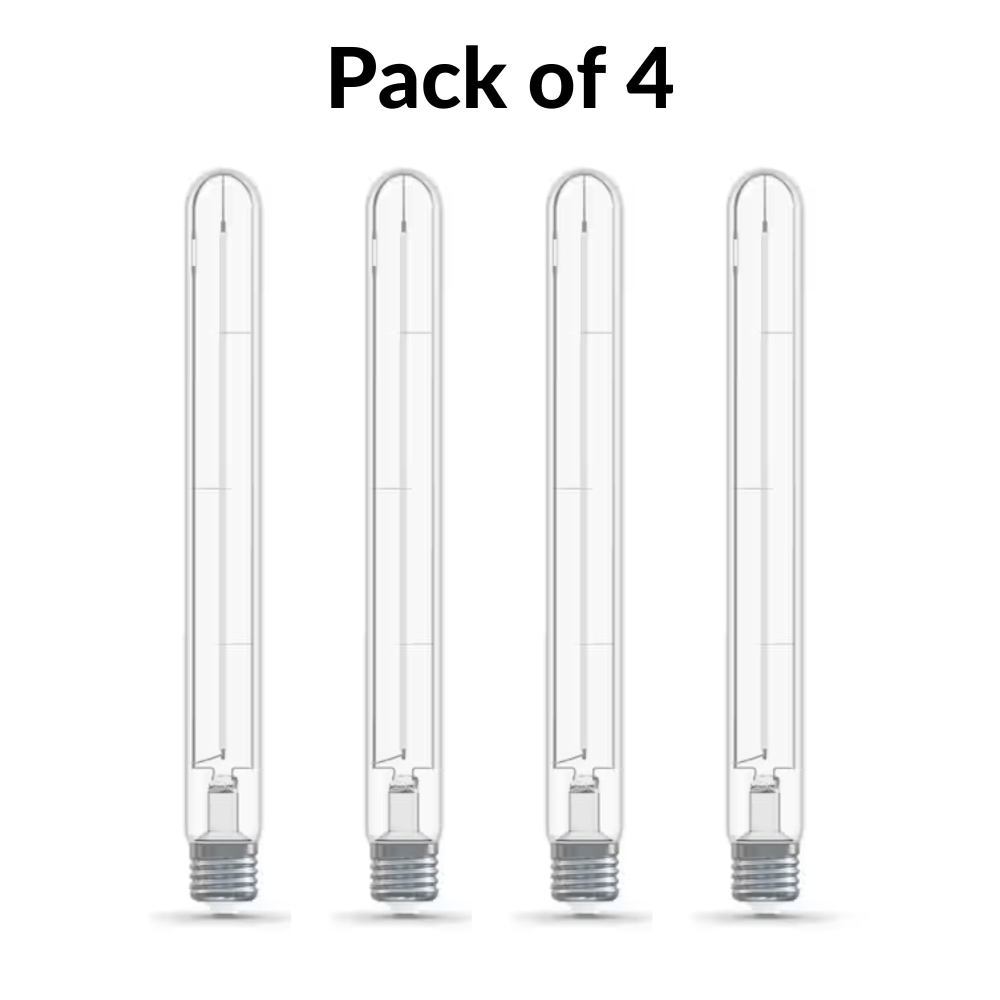 Feit Electric 60-Watt Equivalent T10XL Dimmable Vintage Edison LED Bulb – Soft White 2700K (Pack of 4)