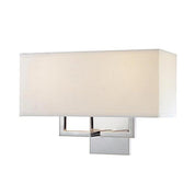 George Kovacs P472-077 2-Light Wall Sconce with Shades – White