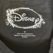 Vintage Disney Women's Mickey & Minnie Mouse Love T-Shirt - Black (Medium)