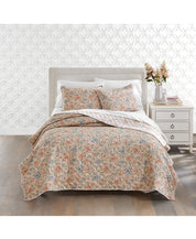 Charter Club Garden Floral Quilt, Full/Queen, Created for Macy's - Beige Khaki