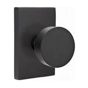 Emtek 5112ROUUS19 Modern Door Knob – Easy to Install Door Hardware, Black