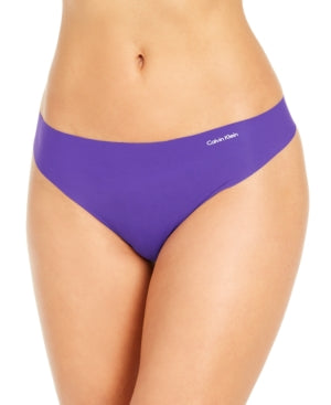 Calvin Klein Invisibles Thong Purple Colour - Size Small