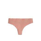 Calvin Klein Women's Invisibles Thong Mauve Pink  - Size Small