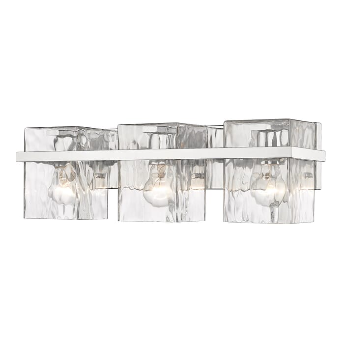 Z-Lite Bennington 3-Light Vanity – Chrome & Clear