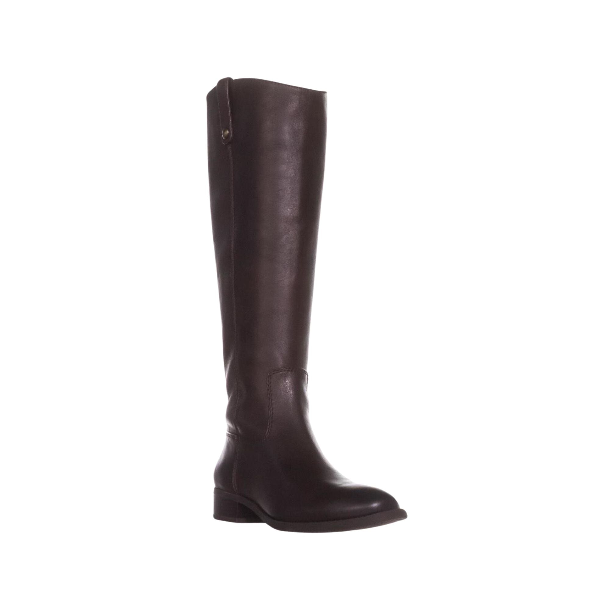 I.N.C. International Concepts Fawne Wide-Calf Leather Knee-High Boots – Chocolate, Size 8M