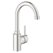 Grohe 31 518 Concetto 1.5 GPM Bar Faucet with SilkMove SuperSteel Faucet Bar Single Handle