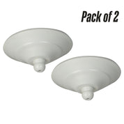 Craftmade RP-3801TW Textured White Finials – Replacement Metal Cap for Ceiling Fan Bowl Light Kit