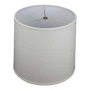 FenchelShades 14" x 16" x 14" Linen Cream Empire Lamp Shade – Off-White/Brass