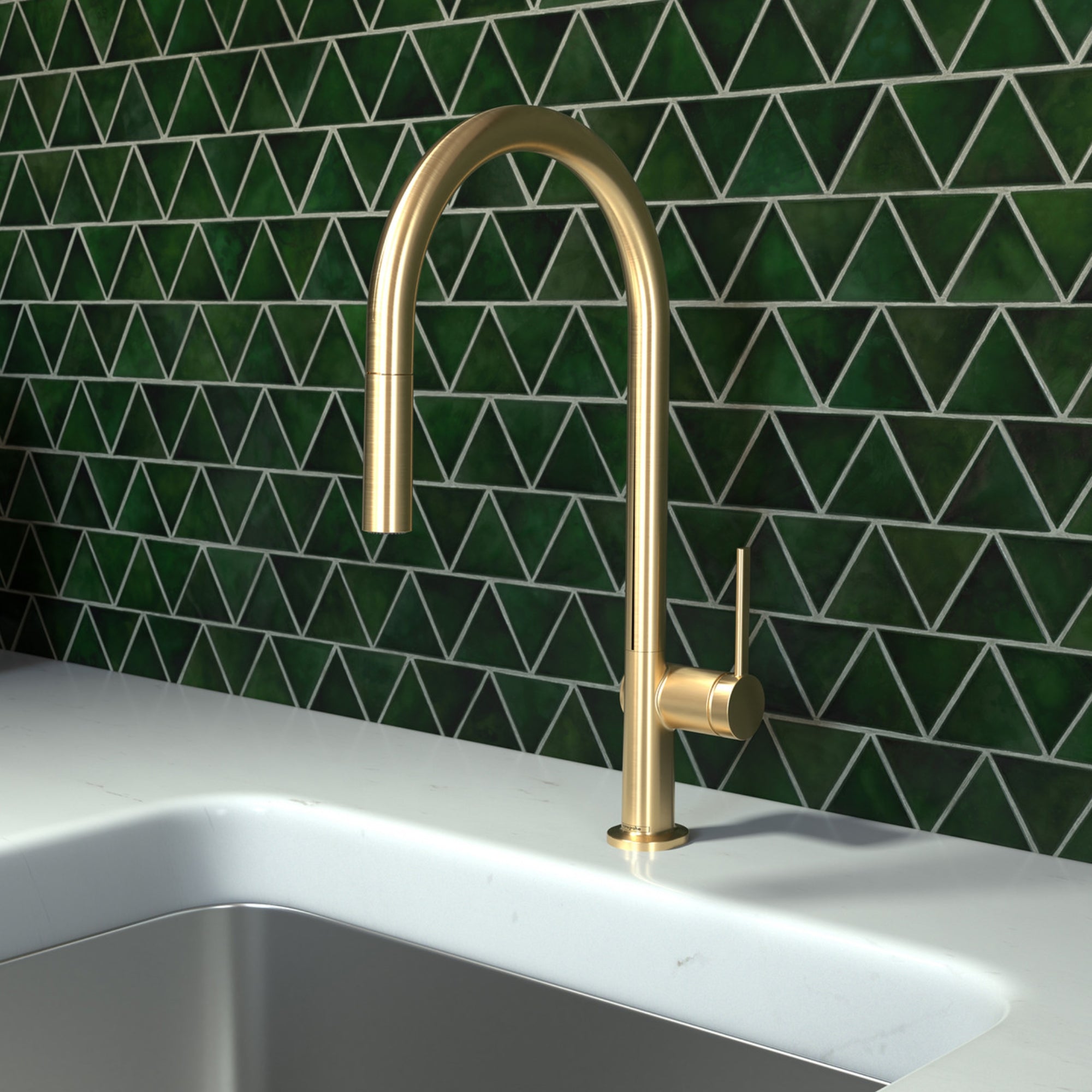 Hansgrohe Talis N HighArc Kitchen Faucet, O-Style 2-Spray Pull-Down, 1.75 GPM