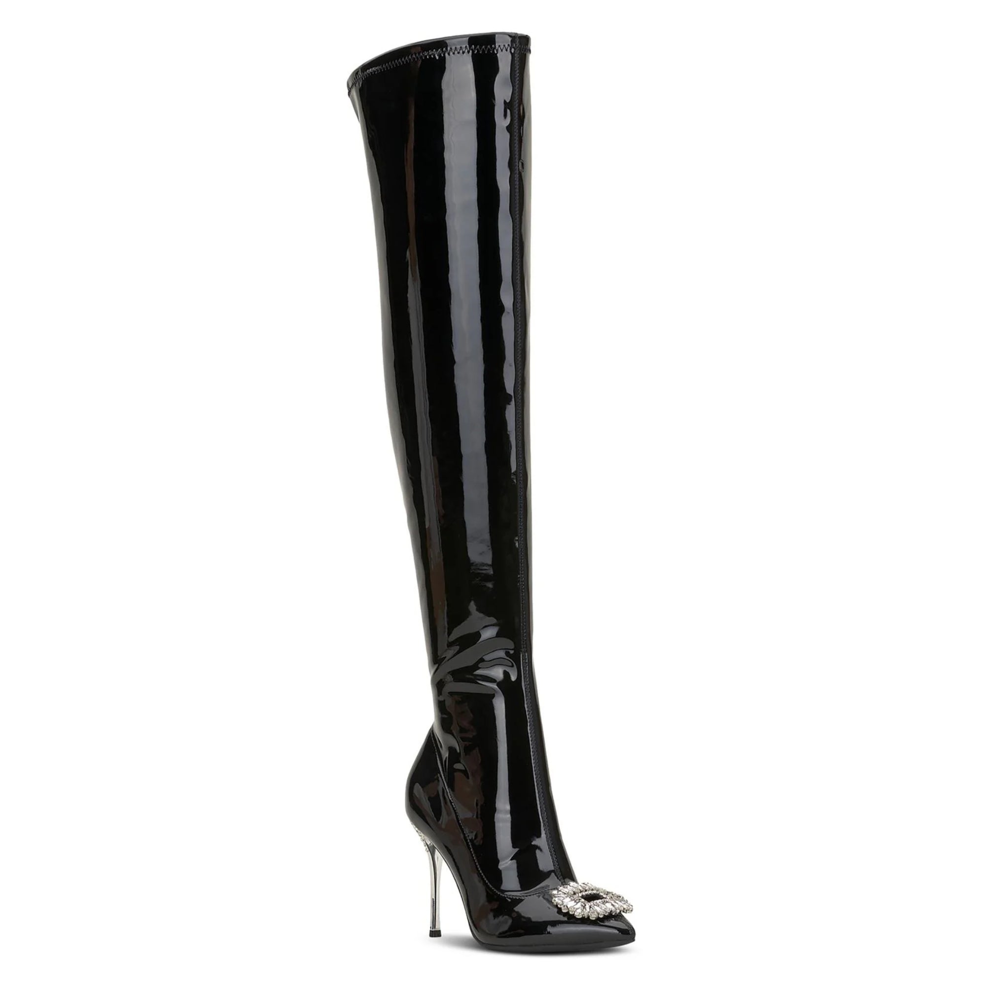 I.N.C. International Concepts Women's Romina Knee-High Stiletto Heel Boots – Black, Size 5.5 M