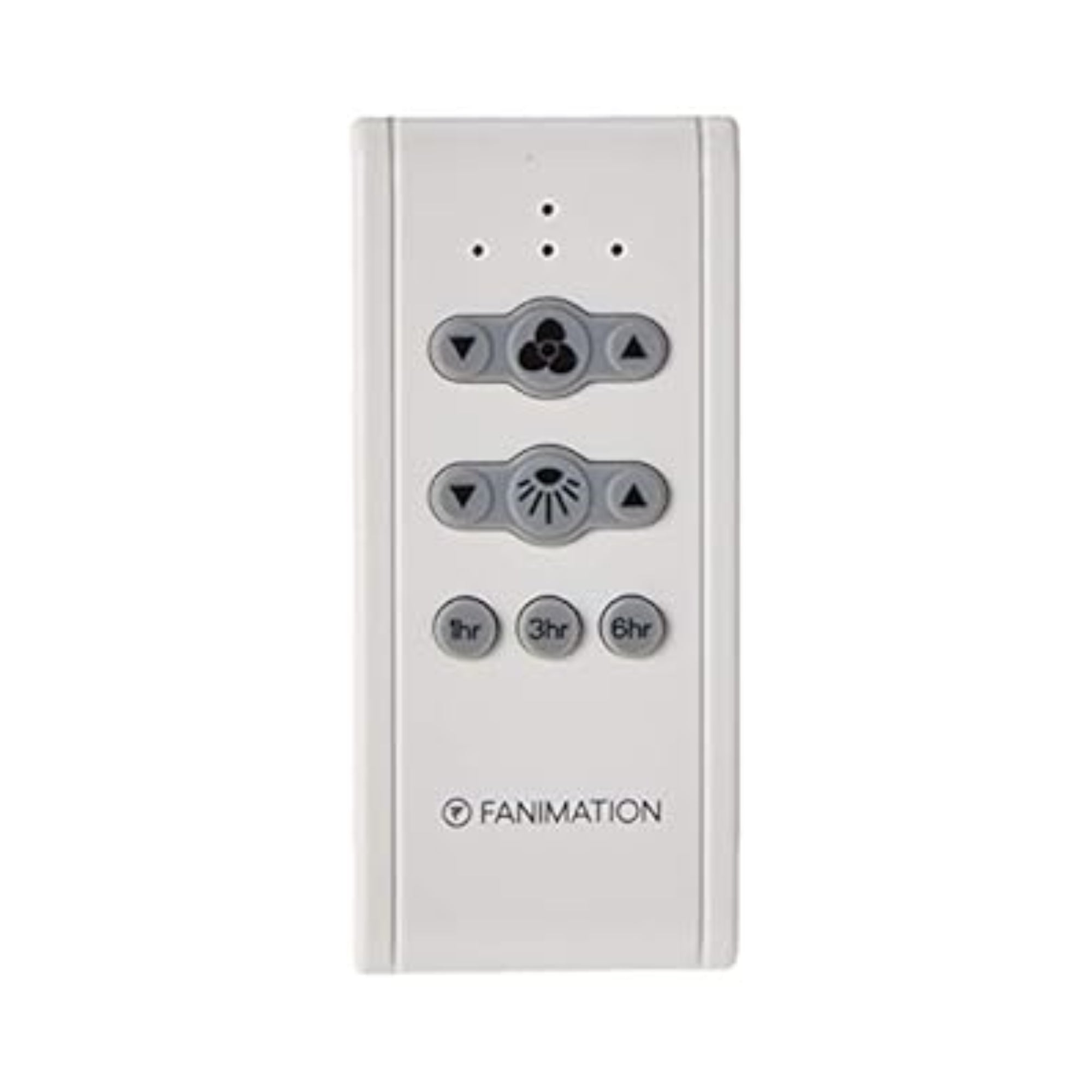Fanimation 3-Speed Remote Control with Receiver - Non-Reversing, Gray