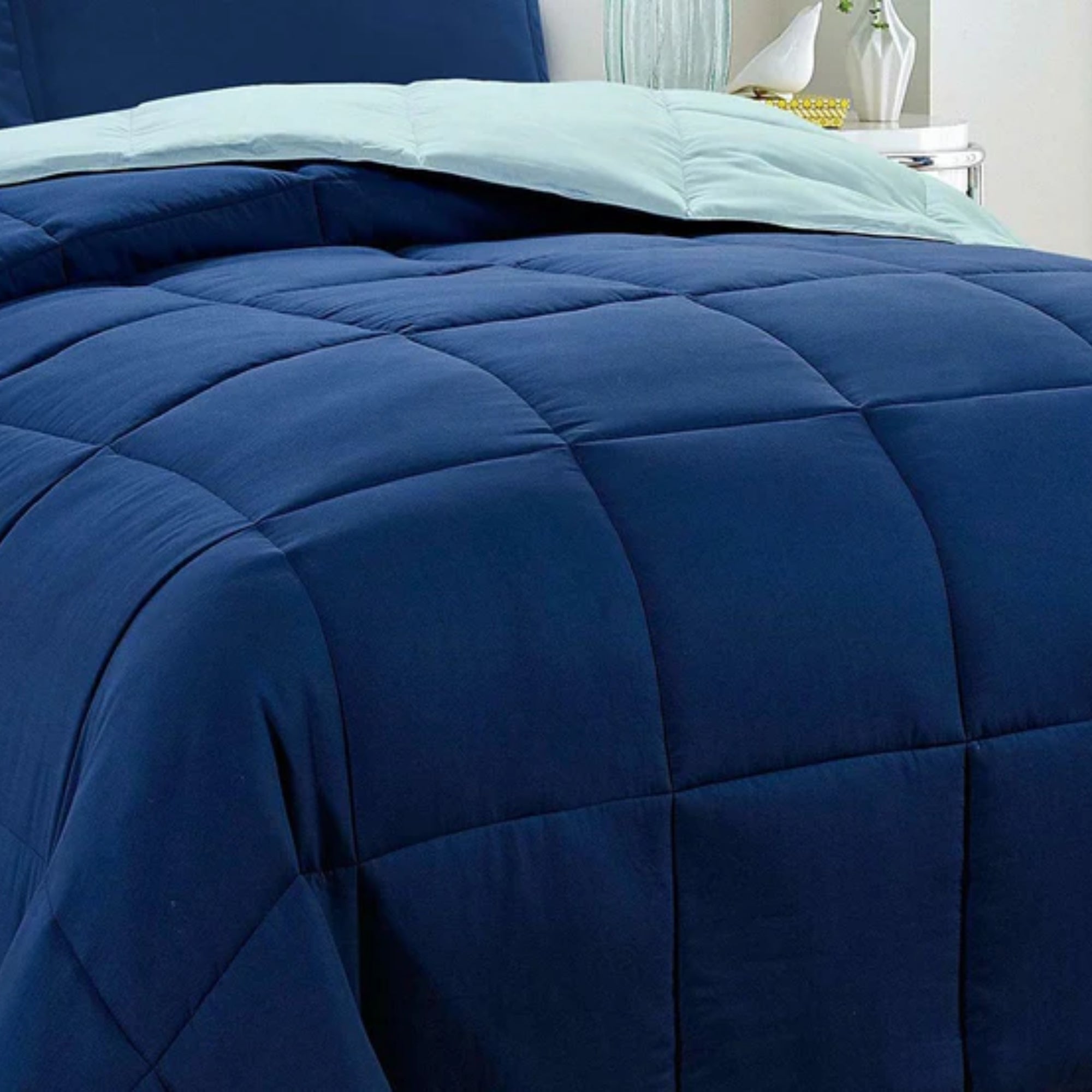 Martha Stewart Down Alternative Solid Reversible Comforter - King Size