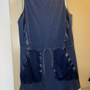 Nike Women's Cotton Sportswear Sleeveless Logo Dress in Violet Haze - Size XS