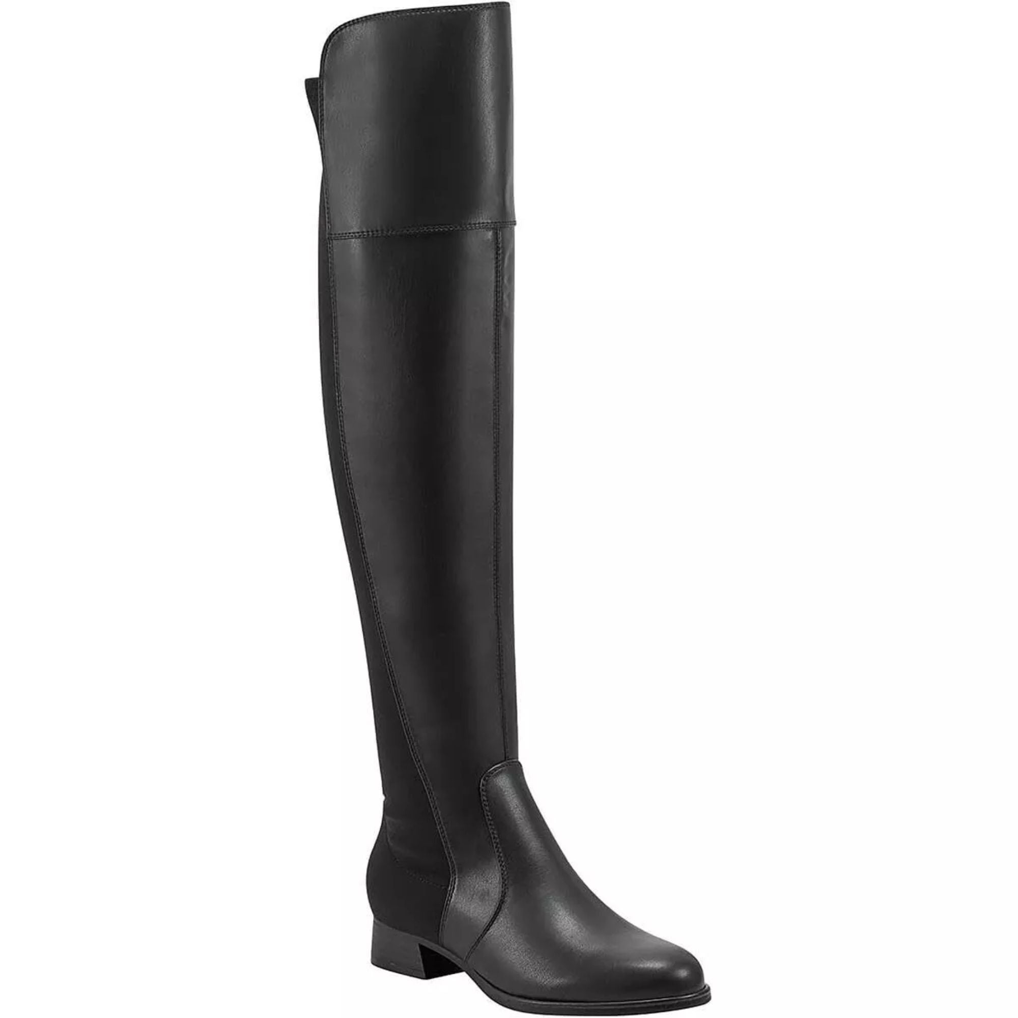 Marc Fisher Women's Faux Leather Over-the-Knee Boots – Black, Size 5.5M
