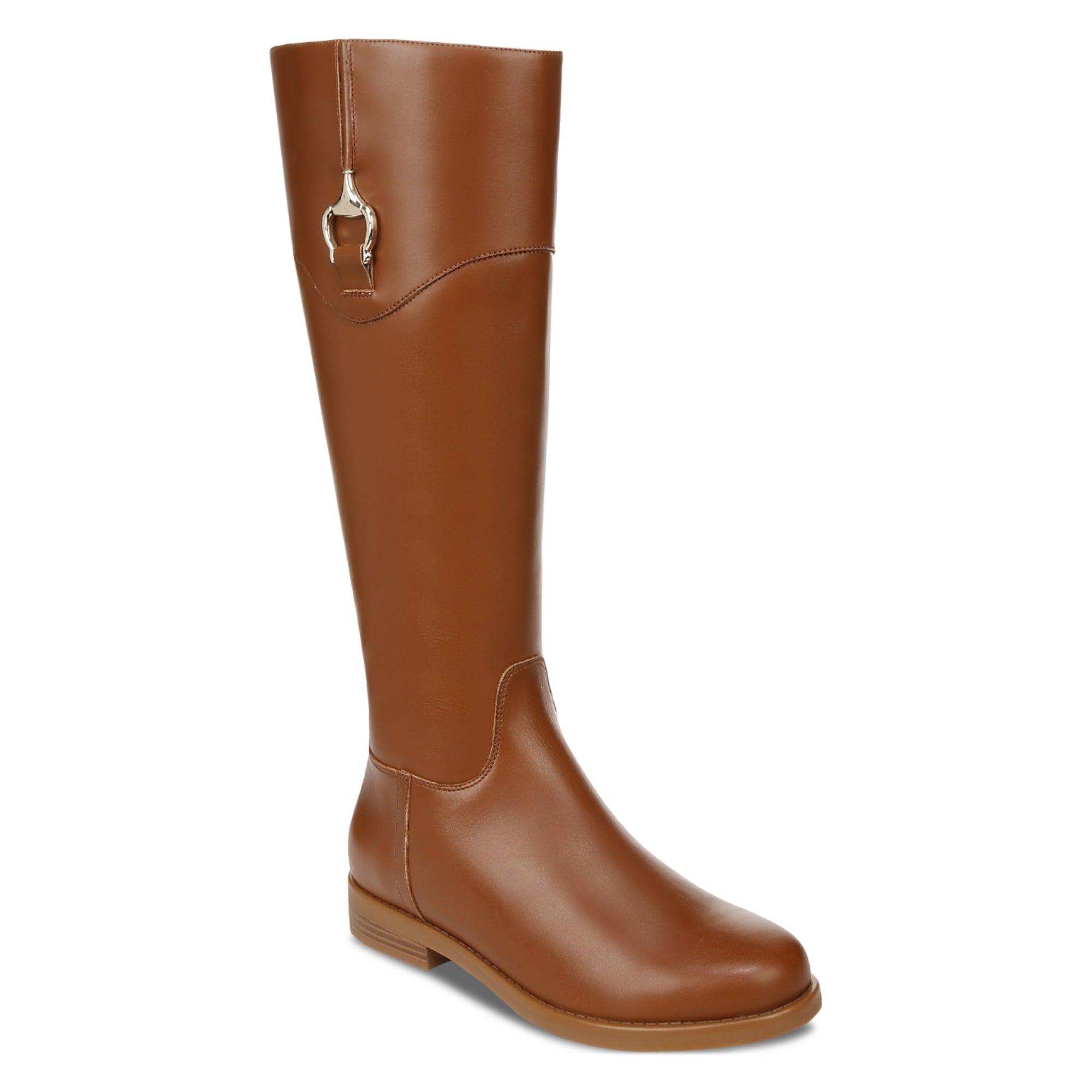 Giani Bernini Women's Sandraa Memory Foam Knee-High Riding Boots – Cinnamon, Size 5.5M