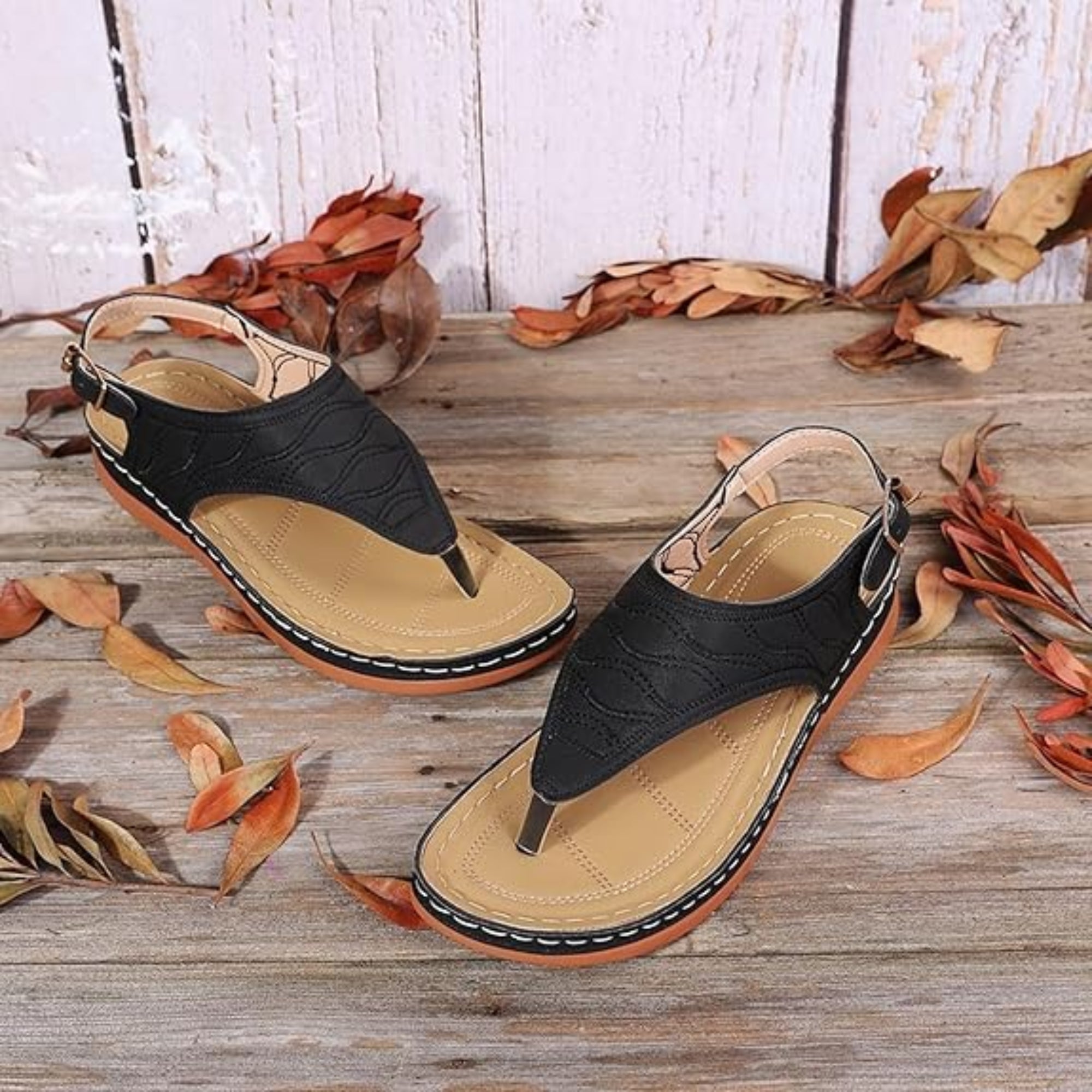 Women's Wedge Flip Flop Non-slip Beach Sandals Size 9