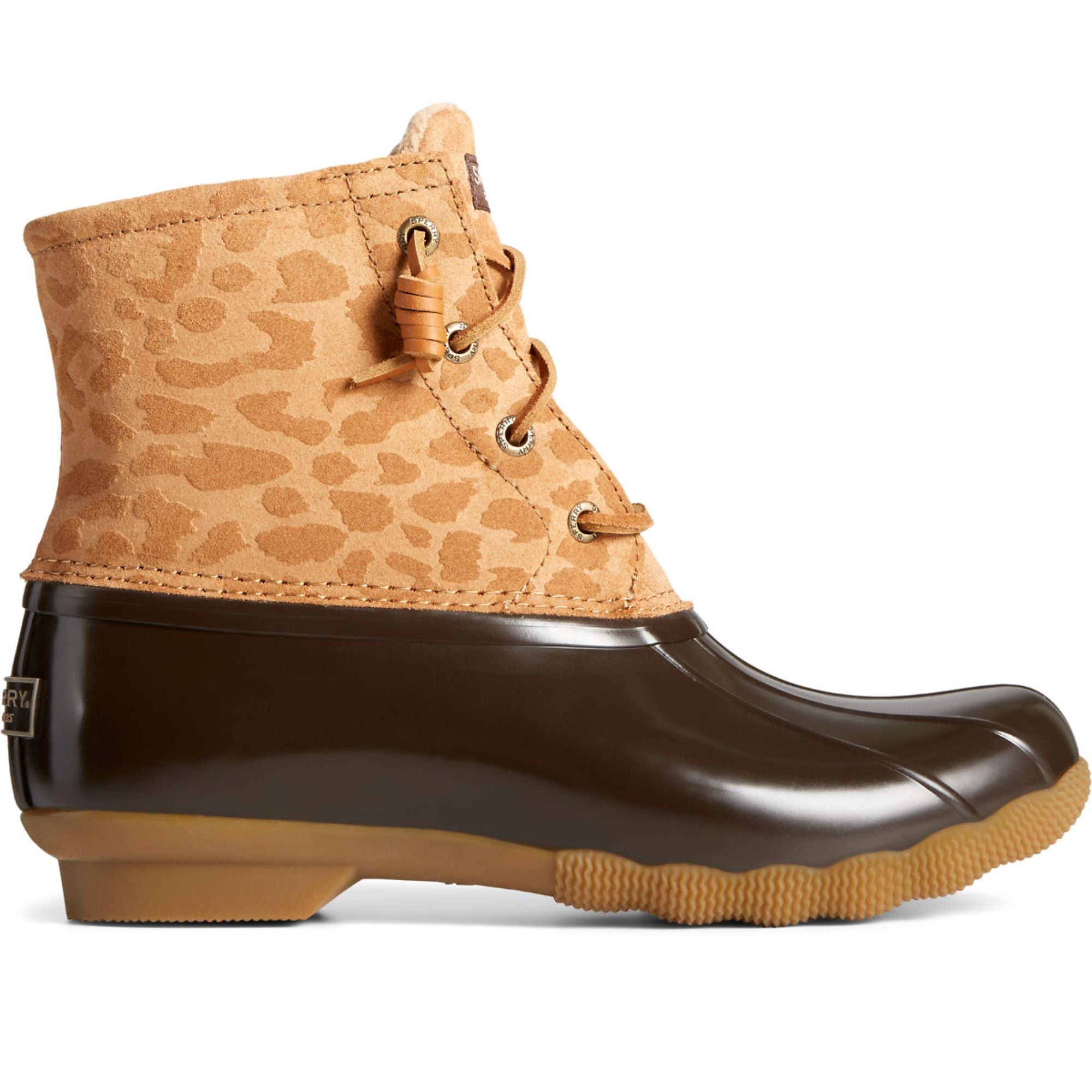 Sperry Women's Saltwater Waterproof Duck Boots – Tan, Size 8M