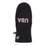 Volcom Men's USST Fleece Mitt – Black, Size Large