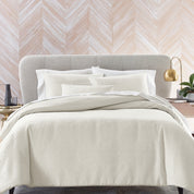 Hotel Collection Currents Comforter Set 4-Pc – Queen, Ivory