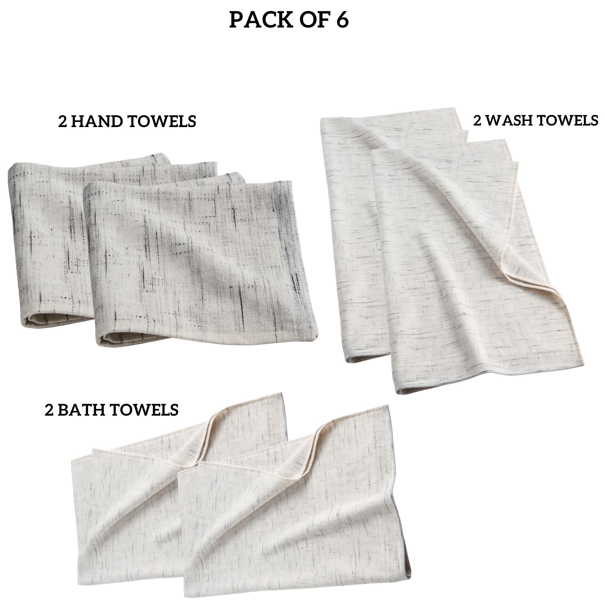 Hotel Collection Innovation Flatweave 6-Piece Towel Set – Galaxy Night