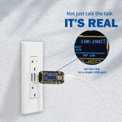 ELEGRP USB Outlets Receptacles 3-Port USB-C Wall Outlet – 30W 6.0A Tamper-Resistant