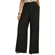 Donna Karan Women's Wide-Leg Pant – Black, Size 8