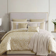 Hallmart Collectibles Caroline 14-Pc. Comforter Set, Queen - Gold