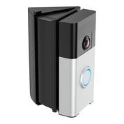 NANW Adjustable Doorbell Angle Mount – 30° to 55° Wedge Bracket – Black