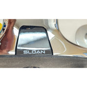 SLOAN EBF-650-BAT-TEE-CP-0.5GPM-MLM-IR-FCT Sensor Faucet – Chrome, 3-Hole Low Arc, Battery Powered
