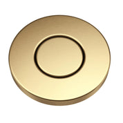 Kraus Flat-Top Garbage Disposal Air Switch Button in Brushed Brass – Kraus KWDB-20