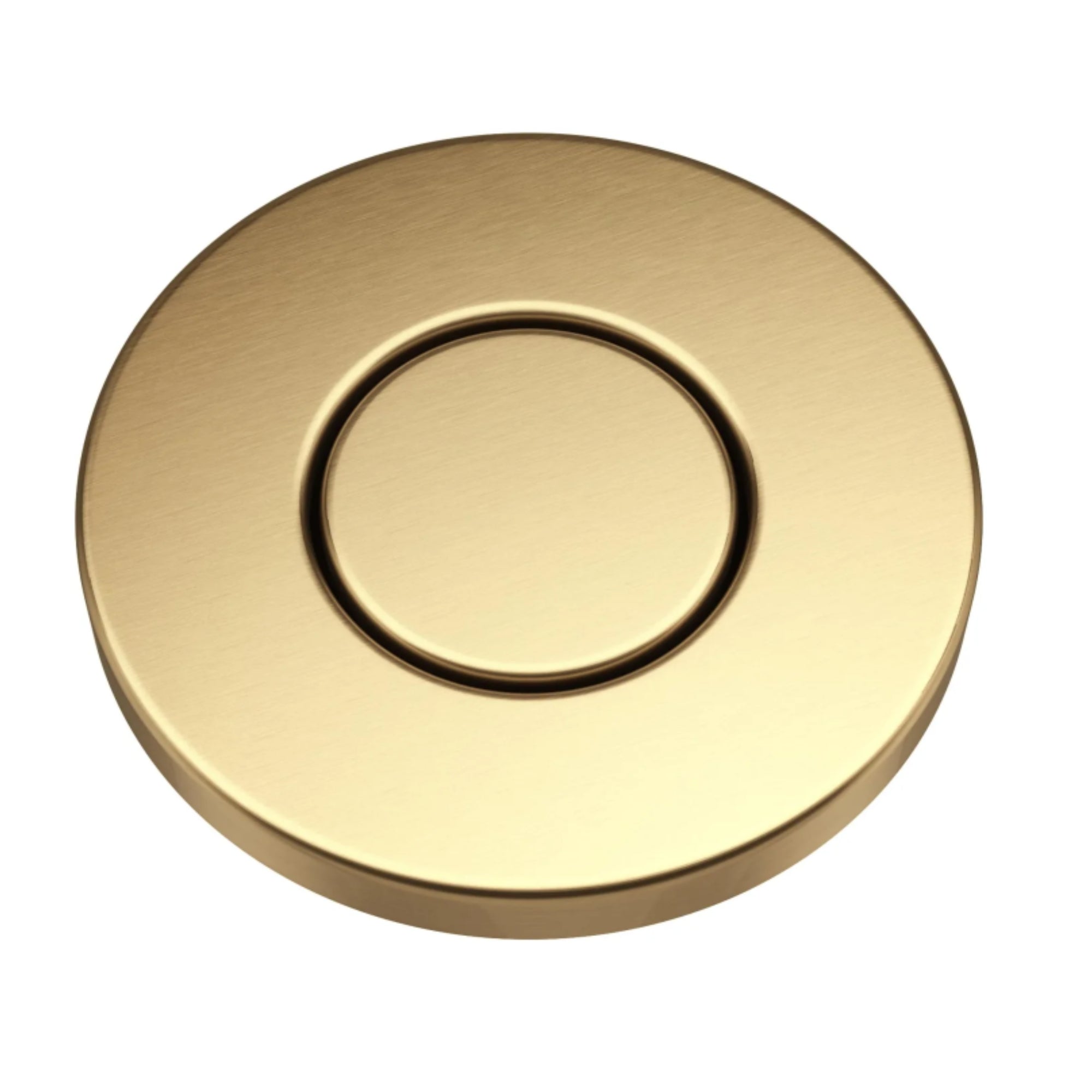 Kraus Flat-Top Garbage Disposal Air Switch Button in Brushed Brass – Kraus KWDB-20