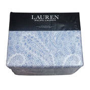 Lauren Ralph Lauren Bantry Paisley Flannel Sheet Set – Queen – Blue