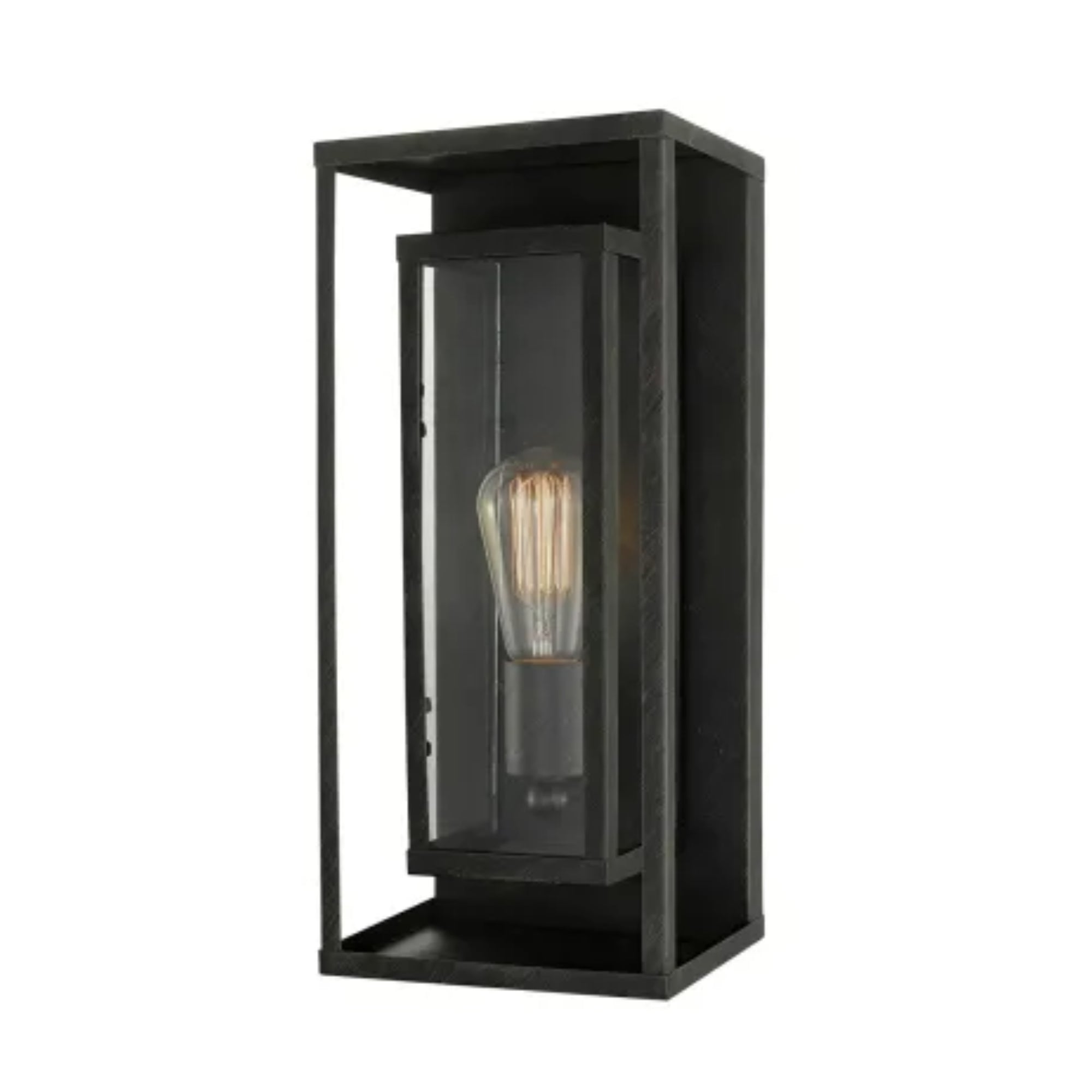 Globe Electric 44228 Montague Outdoor Wall Sconce – 15.5" Tall, Bronze