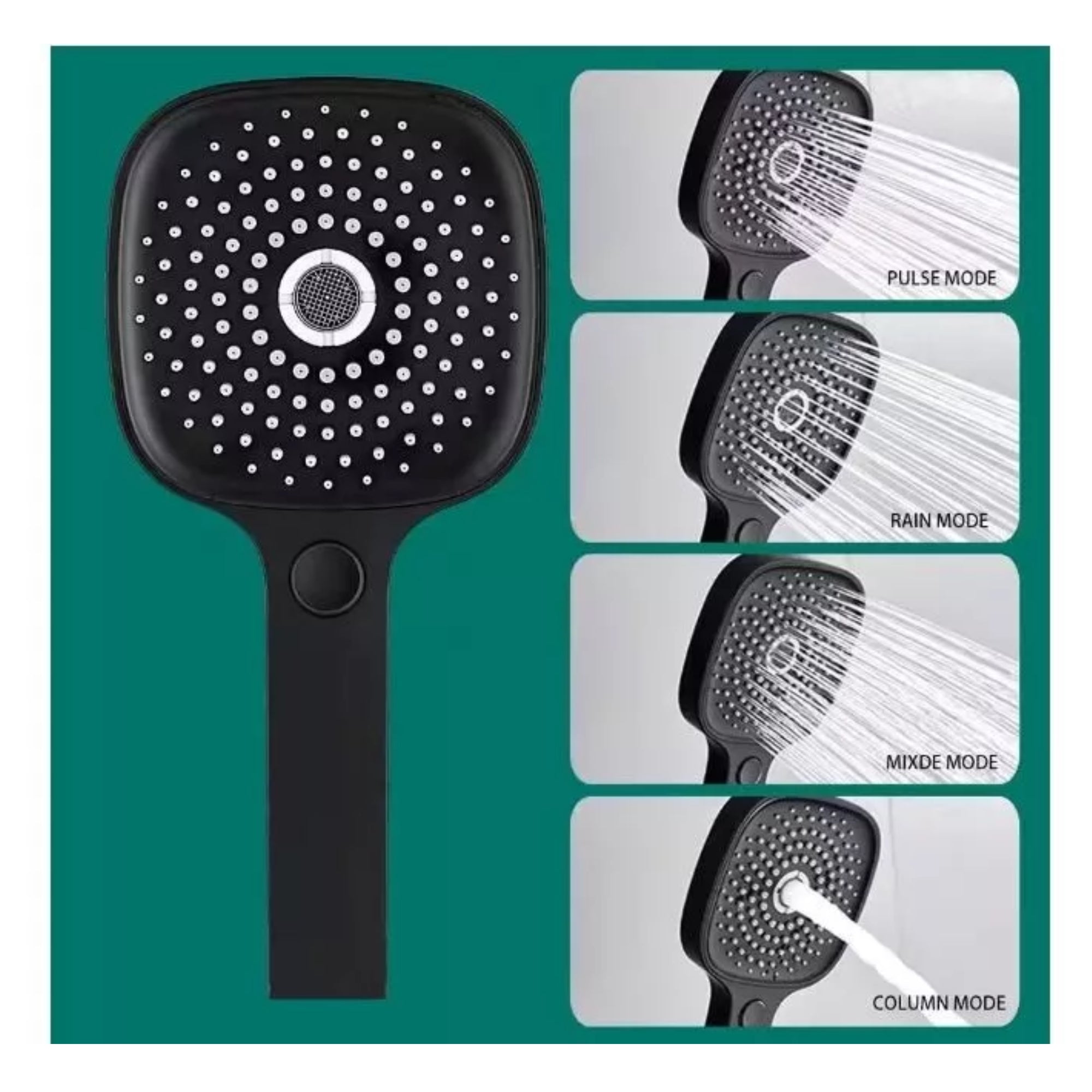 Ello & Allo Handheld Tub and Shower Faucet Head Combo Kit 8"