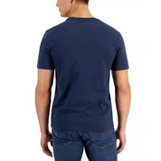 Calvin Klein Mens Cotton Graphic T-Shirt, Blue - Medium