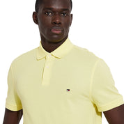 Tommy Hilfiger Men's Custom-Fit Polo Short Sleeve Yellow Shirt