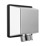 Square Hand Shower Wall Elbow - Lumicoat Chrome
