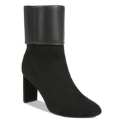 ALFANI Ajojo Almond-Toe Block-Heel Zip-Up Dress Boots – Black, Size 9M