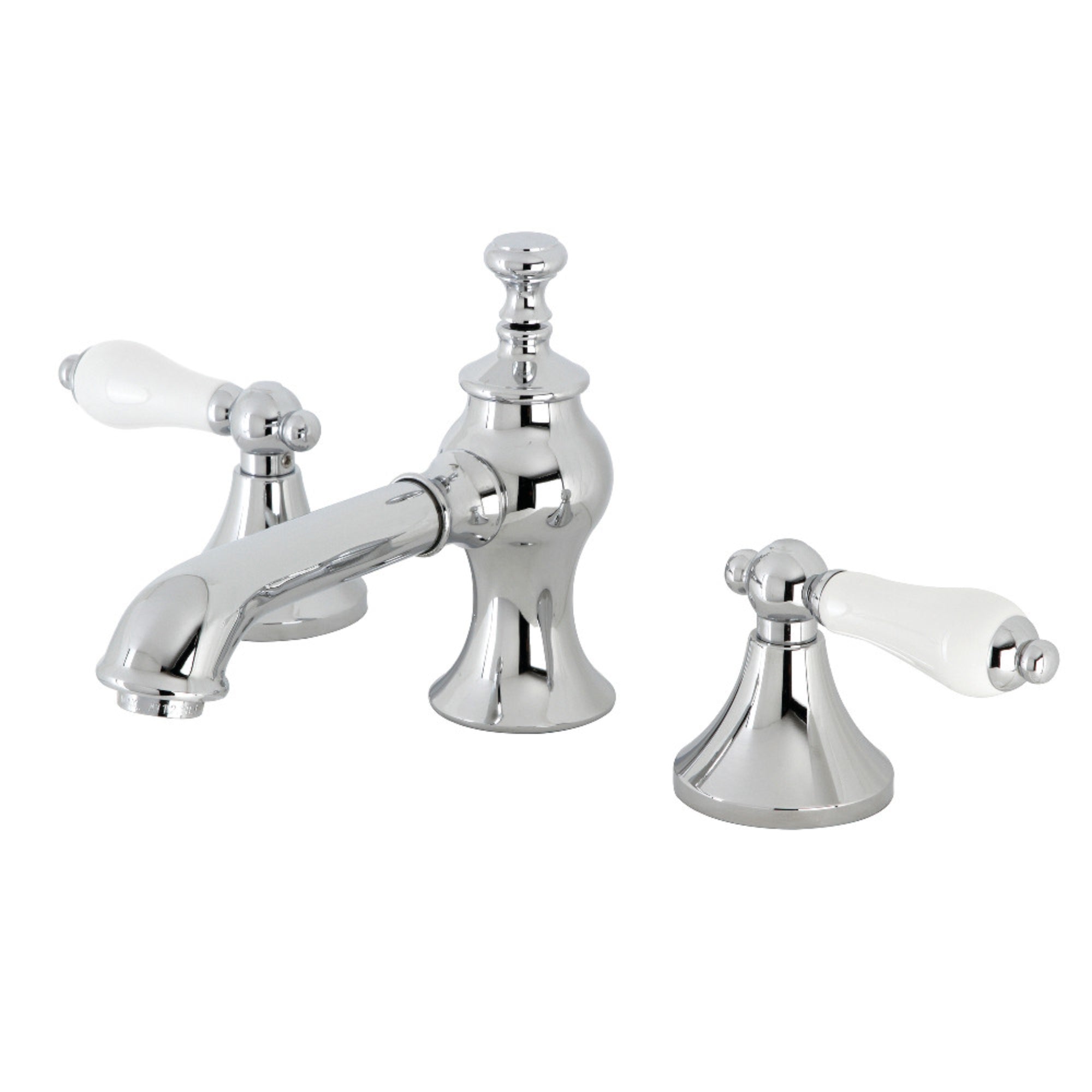Kingston Brass KC7061PL Vintage Widespread Bathroom Faucet - Polished Chrome
