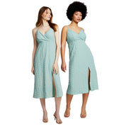 And Now This Women's Textured Sleeveless Midi Dress – Oregano, Size - M