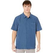 Quiksilver Men's Centinela 4 Button-Up Comfort Fit Pocket Shirt - Small, Basil