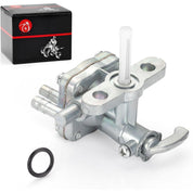 Fuel Valve Petcock for Suzuki ALT50 QuadRunner 50 LT50 (1983–1987) – Stainless Steel, Chrome