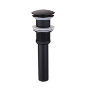 KES Bathroom Sink Drain Without Overflow – Vessel Sink Pop-Up Drain Stopper, (S2008D-BK)
