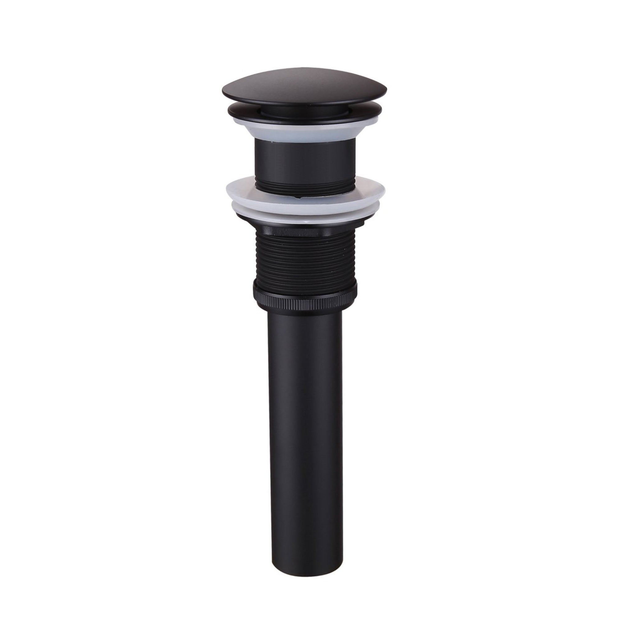 KES Bathroom Sink Drain Without Overflow – Vessel Sink Pop-Up Drain Stopper, (S2008D-BK)