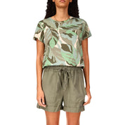 Sanctuary Perfect Tee Camo Crew Neck Shirt - Size XS
