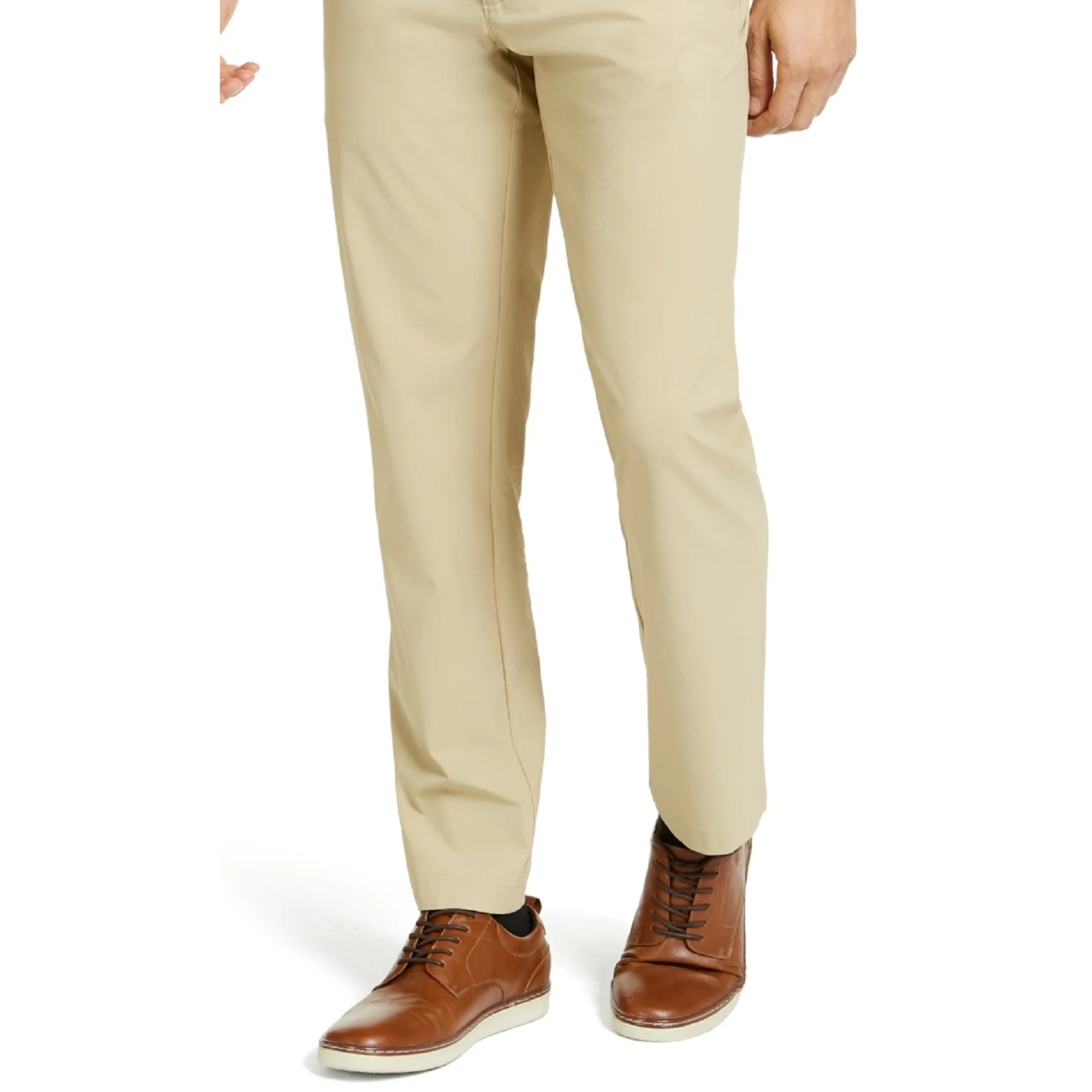 Club Room Men's Stretch Tech Pants in Tan