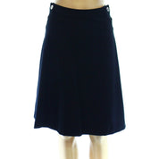 Alfani Women's Black Zippered Knee-Length A-Line Skirt, Size 4